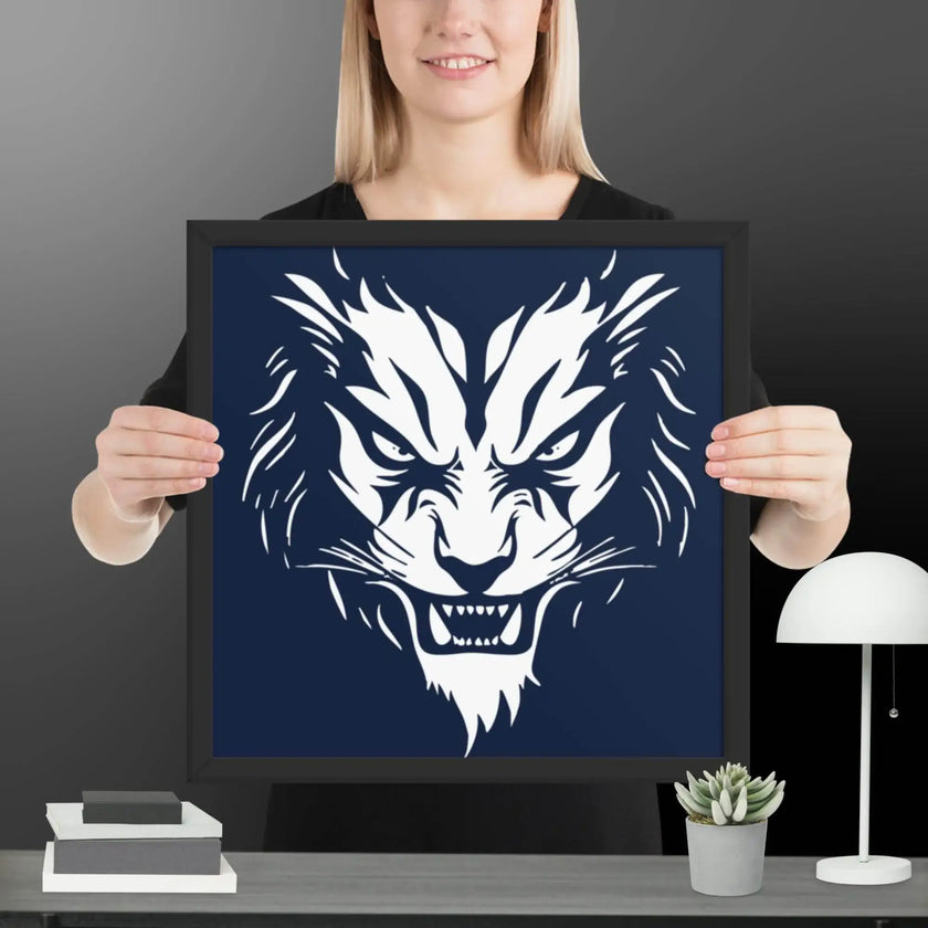 Roaring Madness Framed poster - STYLISHOUR