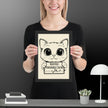 Wanted Kitty Framed matte paper poster - STYLISHOUR