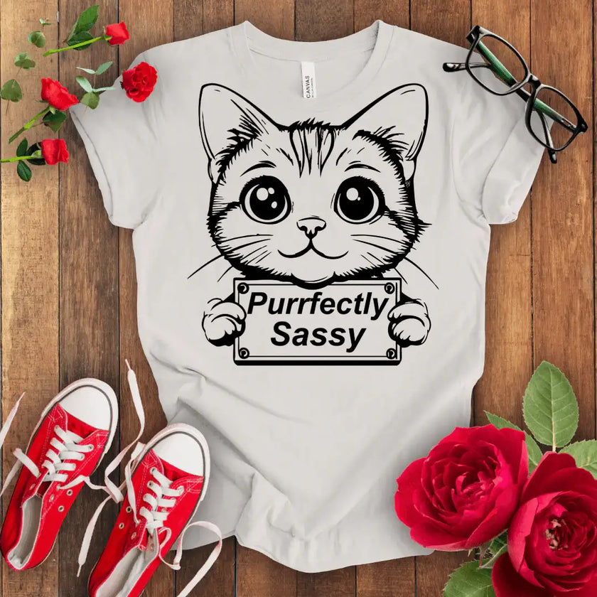 Perfect Sassy Kitten T-shirt - STYLISHOUR
