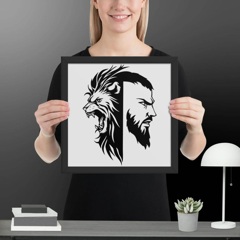 Fierce Fusion Wall Decor Framed poster - STYLISHOUR