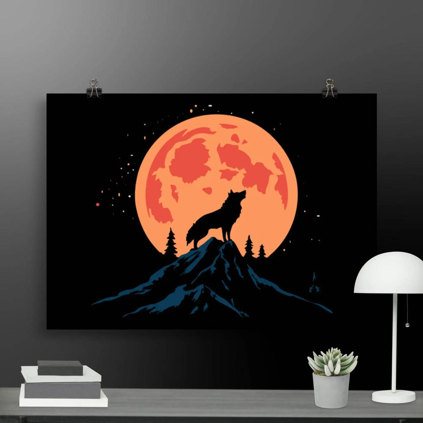 Howling Wolf Poster - STYLISHOUR