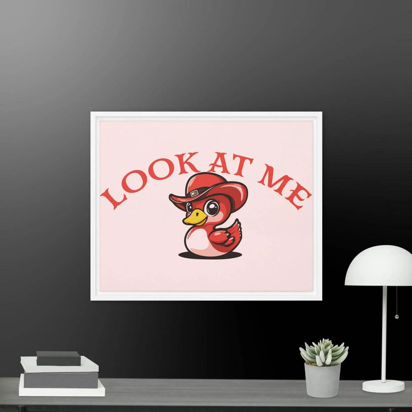 Look At Me Framed canvas - STYLISHOUR