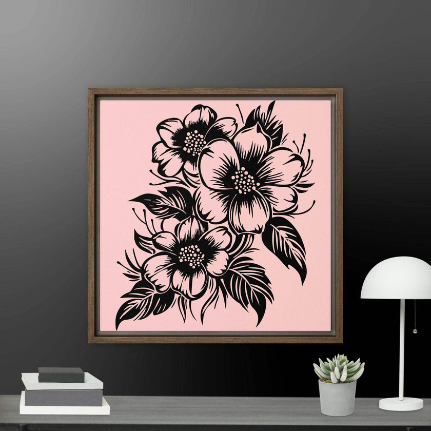Flower Framed canvas - STYLISHOUR