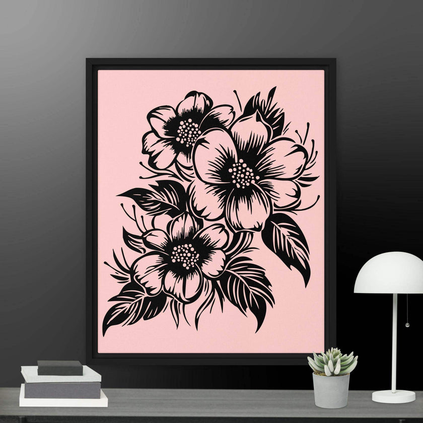 Flower Framed canvas - STYLISHOUR
