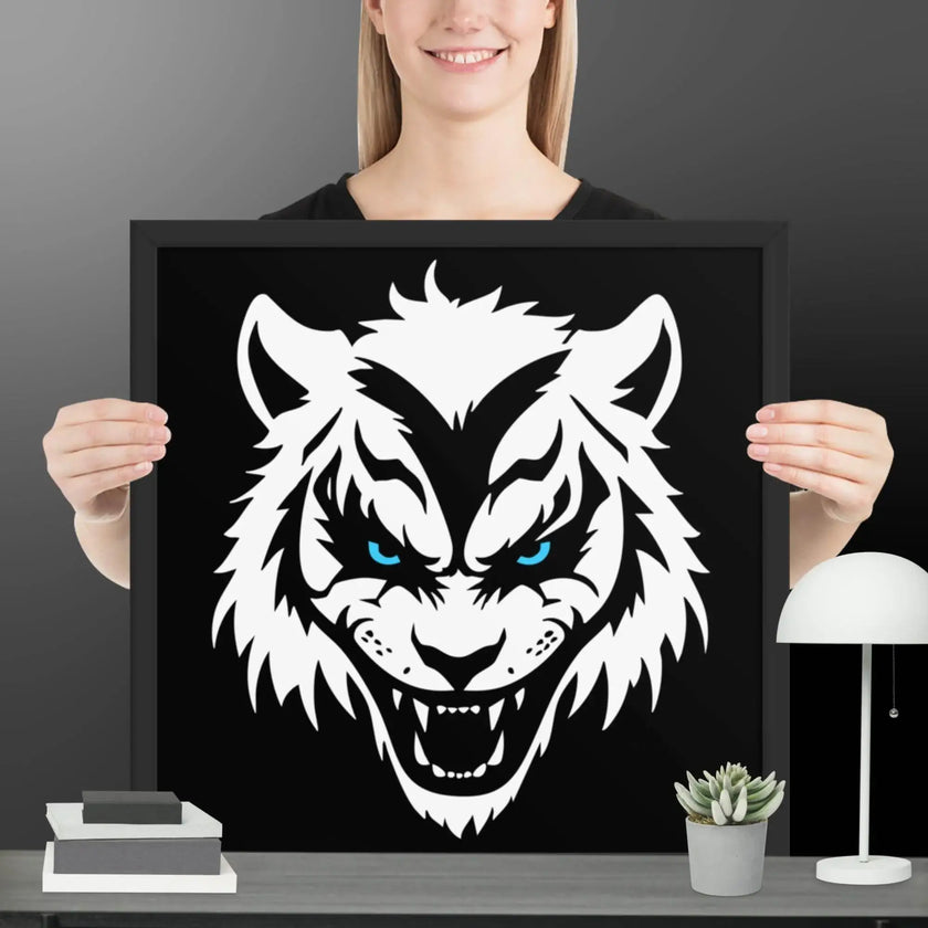 Fusion of Beast and Madness Framed poster - STYLISHOUR