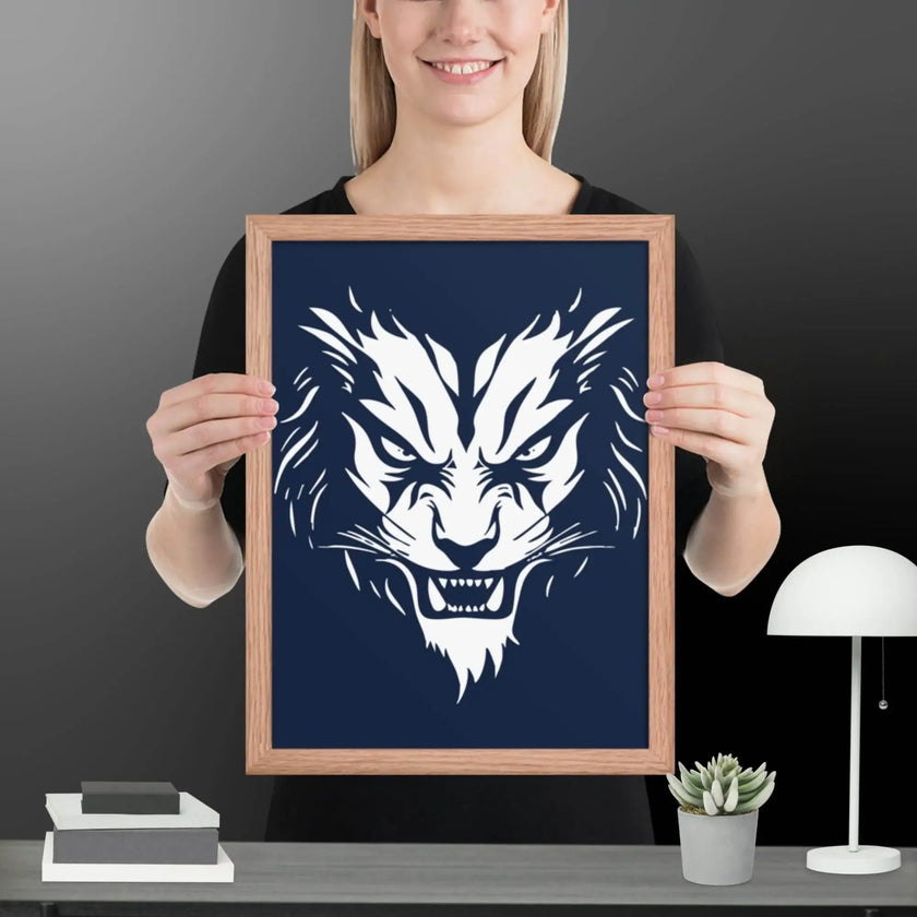 Roaring Madness Framed poster - STYLISHOUR