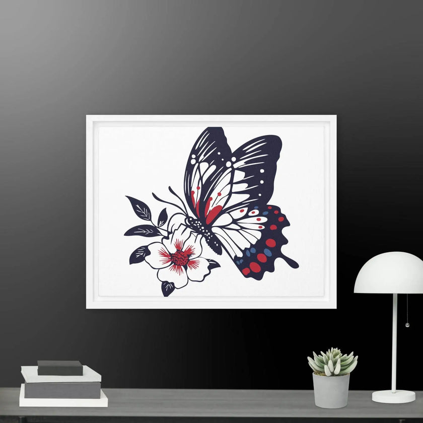 Adorable Butterfly Framed canvas - STYLISHOUR