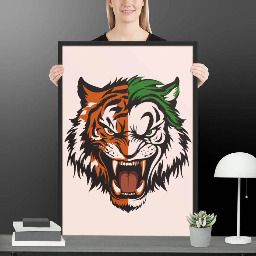 King of Chaos Framed poster - STYLISHOUR