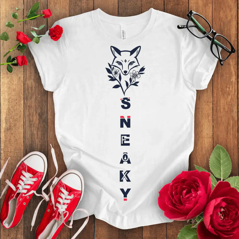 Sneaky Fox Tee - Mischievously Adorable! - STYLISHOUR