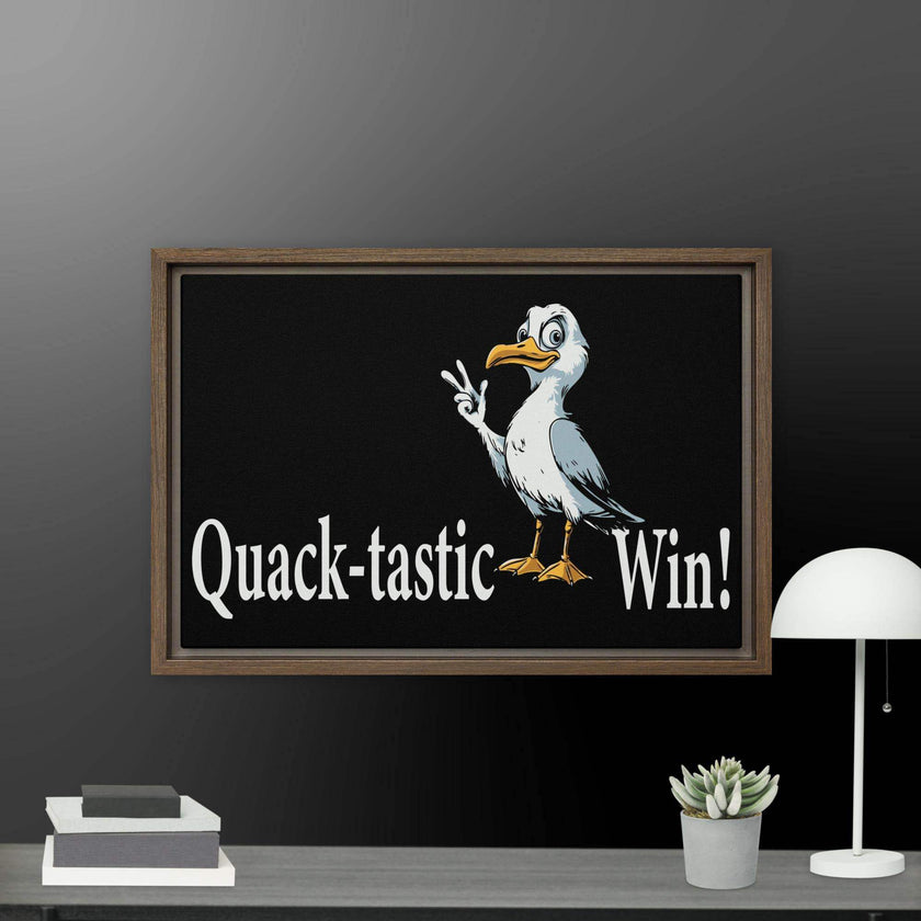 Fantastic Win Framed canvas - STYLISHOUR