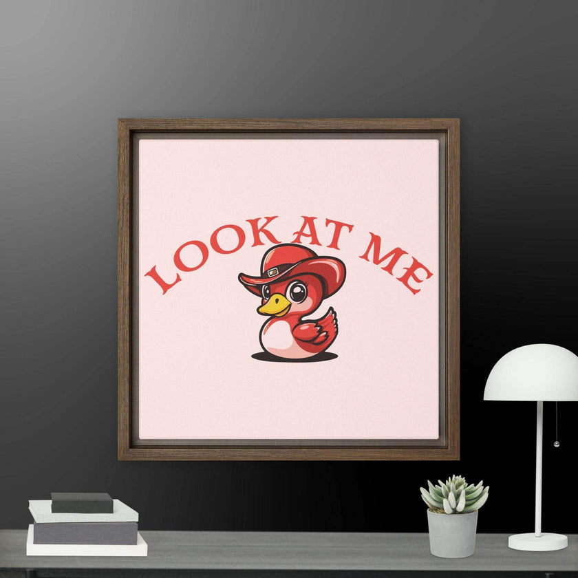 Look At Me Framed canvas - STYLISHOUR