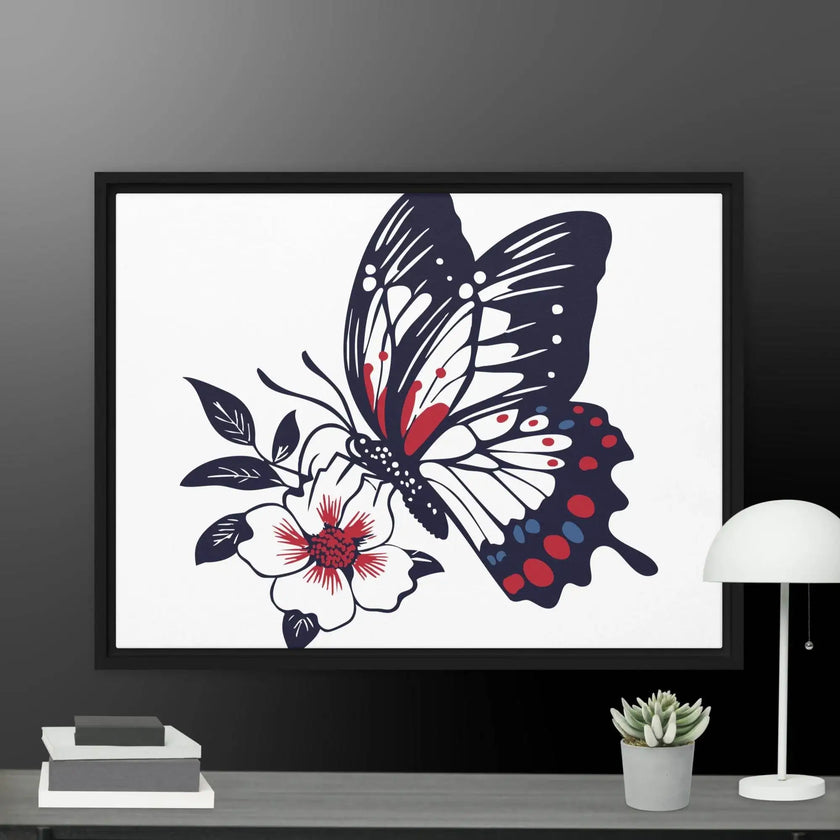 Adorable Butterfly Framed canvas - STYLISHOUR