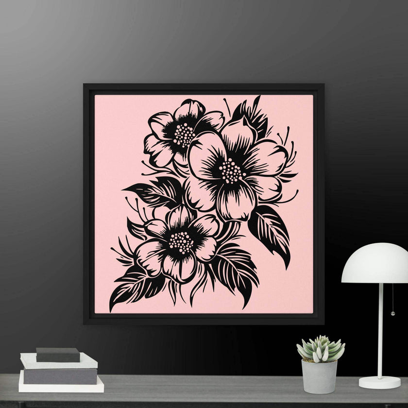 Flower Framed canvas - STYLISHOUR