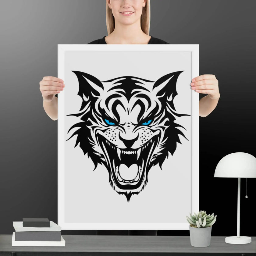 Fierce Fusion Wall Art Framed poster - STYLISHOUR