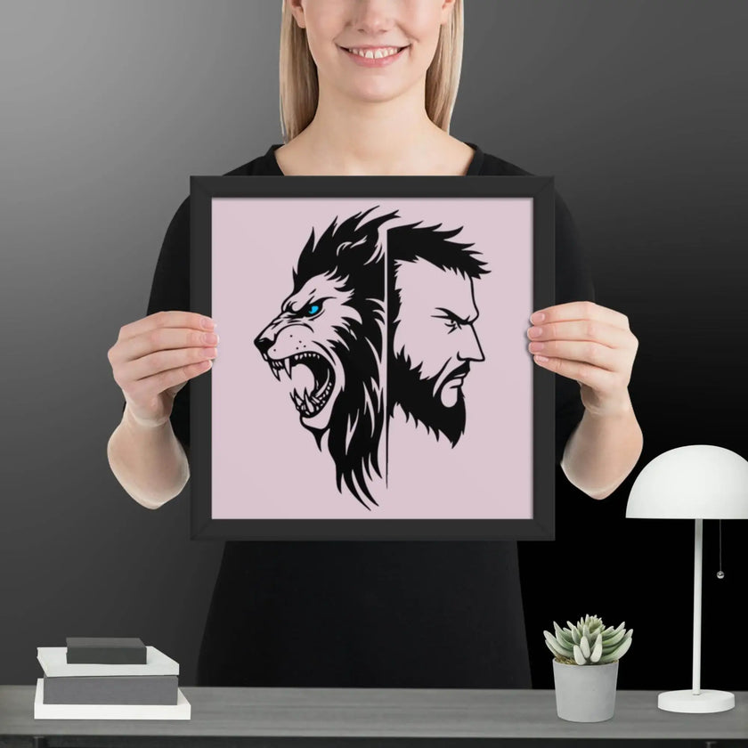 Fierce Fusion Wall Art Framed poster - STYLISHOUR