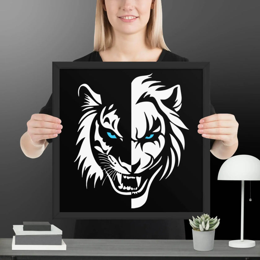 Roar & Madness Wall Art Framed Poster - STYLISHOUR