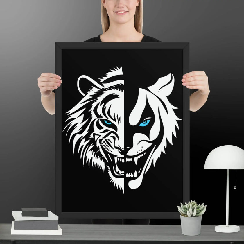 Laugh of the Wild Framed poster - STYLISHOUR