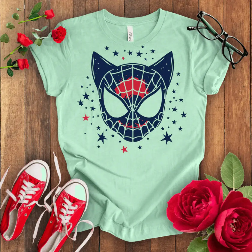 Spider Cat Tee: Purrfectly Stylish! - STYLISHOUR