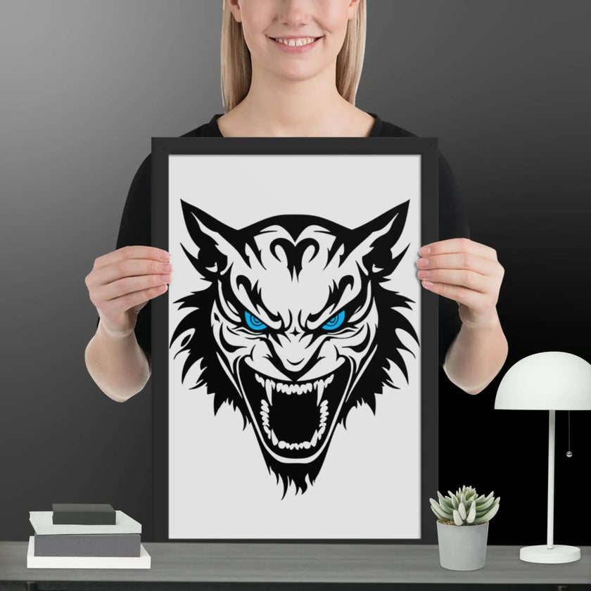 Jungle Madness Wall Art Framed poster - STYLISHOUR