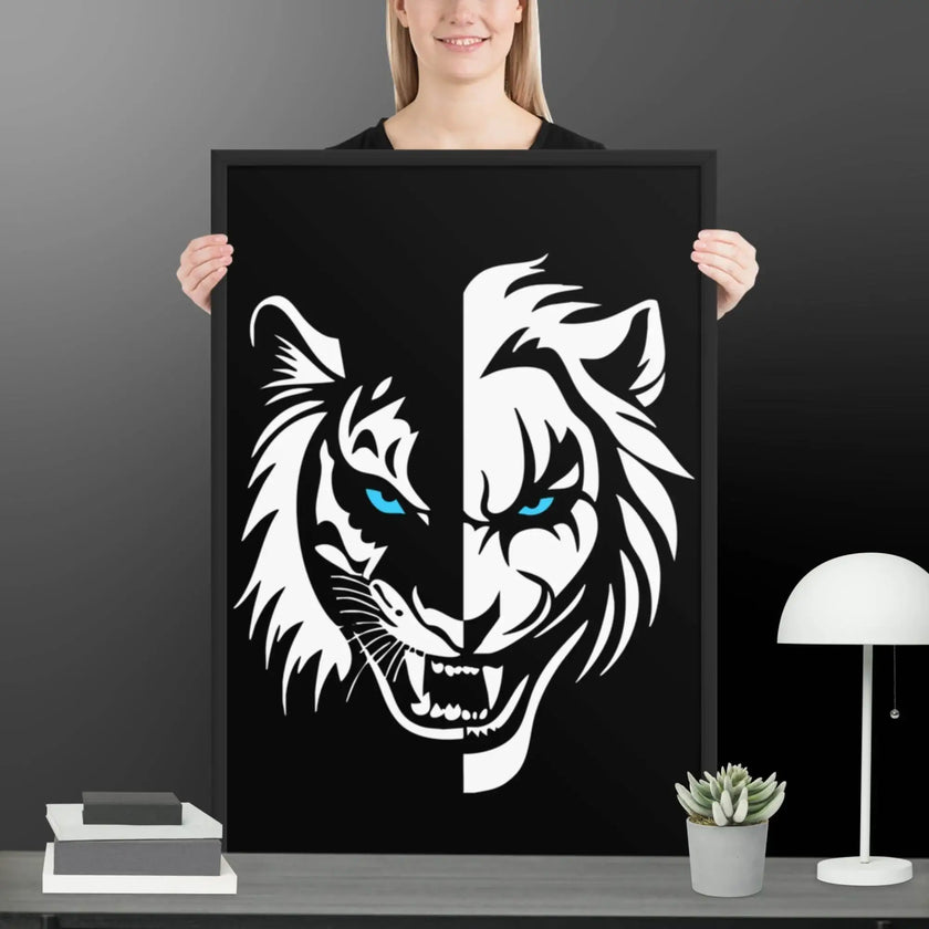 Roar & Madness Wall Art Framed Poster - STYLISHOUR