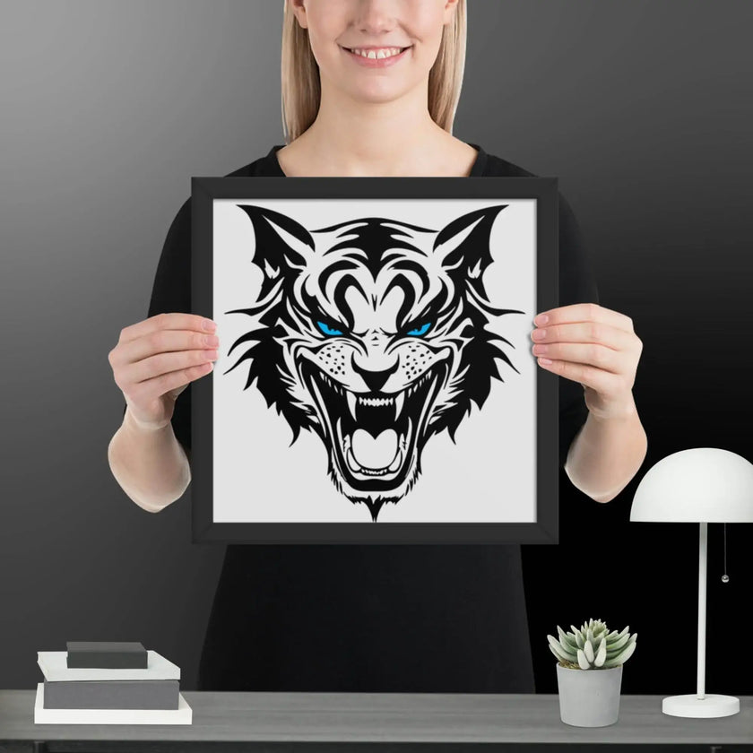 Fierce Fusion Wall Art Framed poster - STYLISHOUR