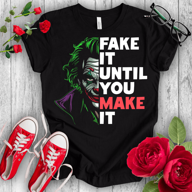 Fake it Joker Premium T-shirt - STYLISHOUR