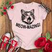 Meow Amazing Cat T-shirt - STYLISHOUR