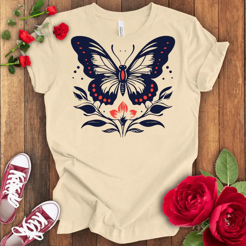 Wings of Freedom Butterfly T-shirt - STYLISHOUR