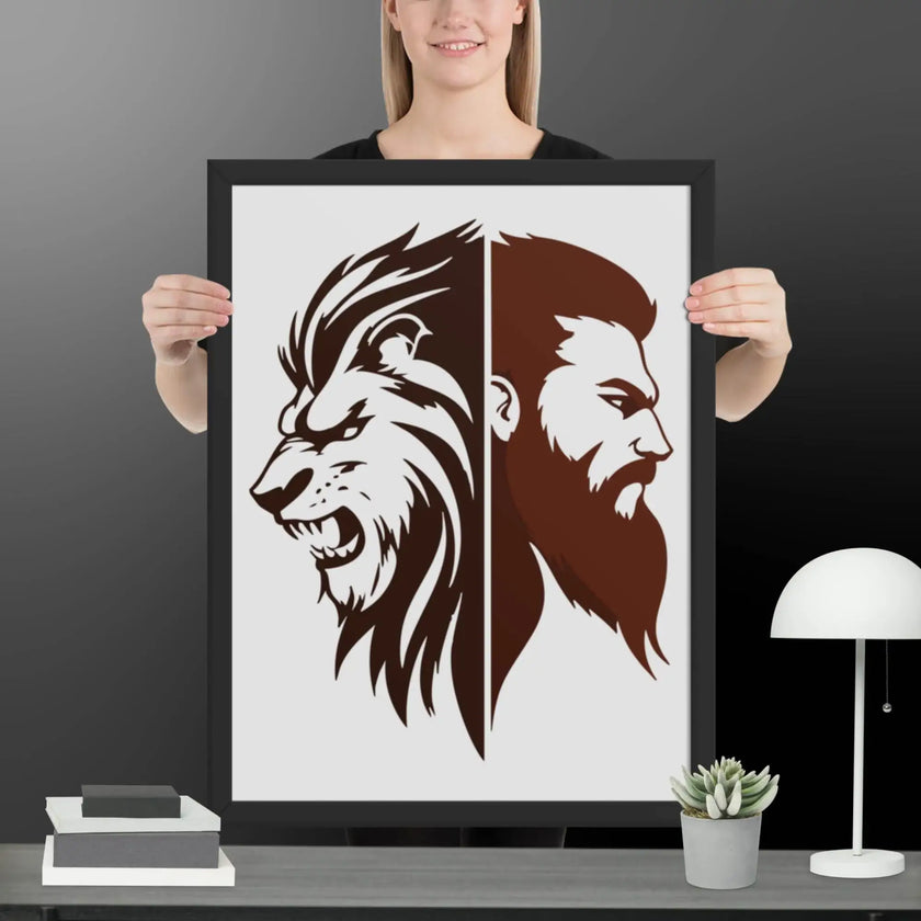Fierce Fusion Wall Art Framed poster - STYLISHOUR