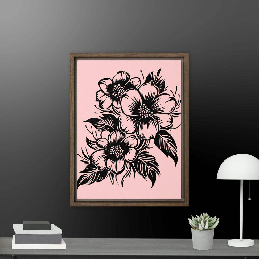 Flower Framed canvas - STYLISHOUR