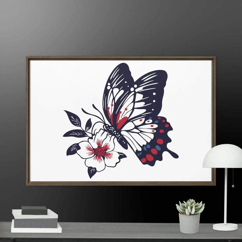 Adorable Butterfly Framed canvas - STYLISHOUR