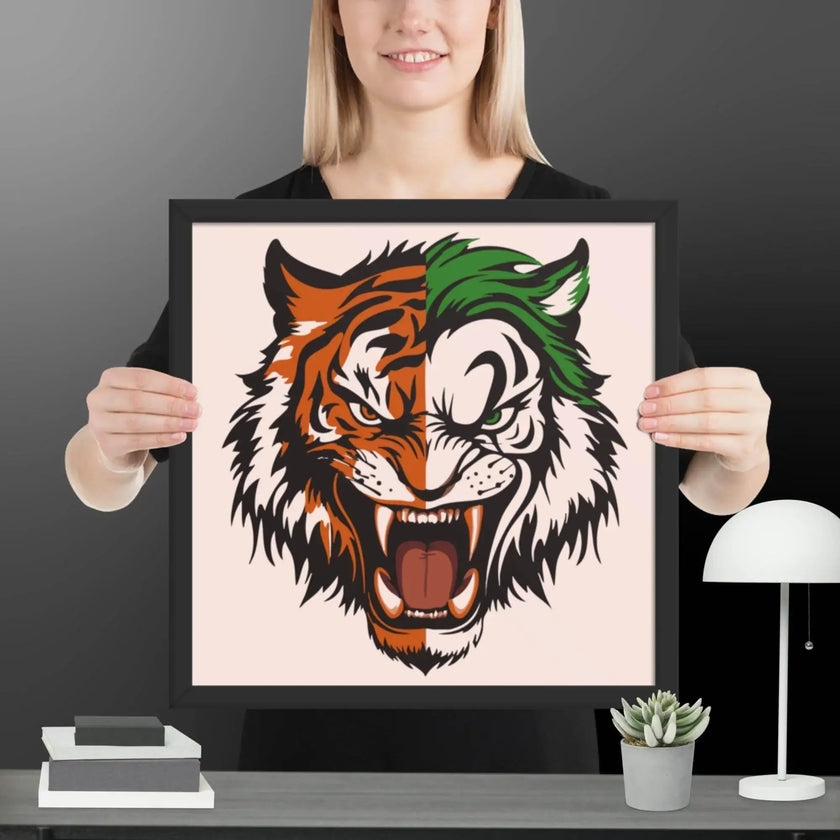 King of Chaos Framed poster - STYLISHOUR