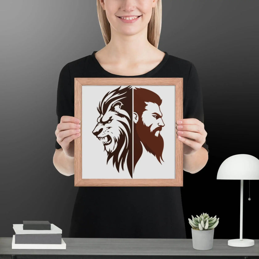 Fierce Fusion Wall Art Framed poster - STYLISHOUR