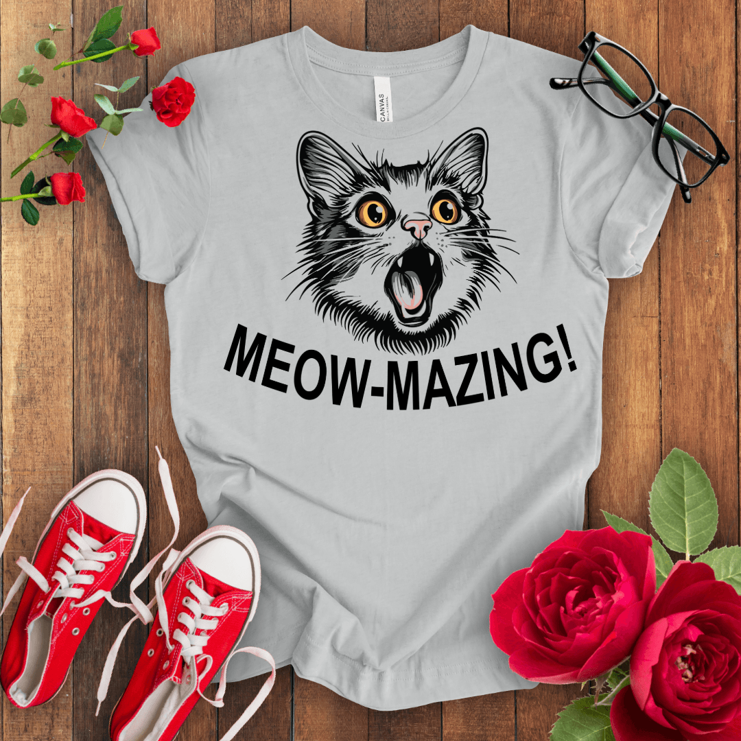 Meow Amazing Cat T-shirt - STYLISHOUR