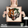 Roaring Madness – Joker Lion Fusion Art Framed poster - STYLISHOUR