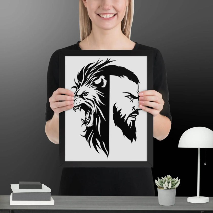 Fierce Fusion Wall Decor Framed poster - STYLISHOUR