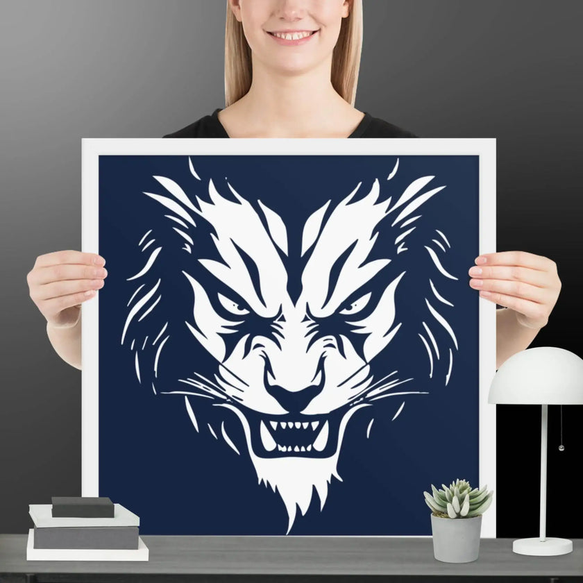 Roaring Madness Framed poster - STYLISHOUR
