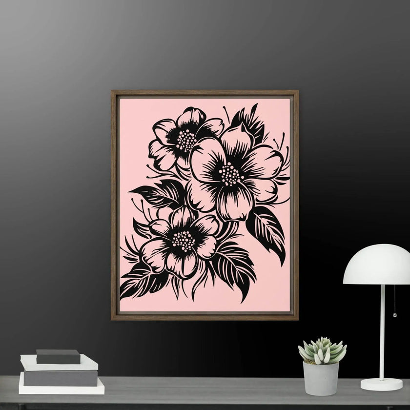 Flower Framed canvas - STYLISHOUR