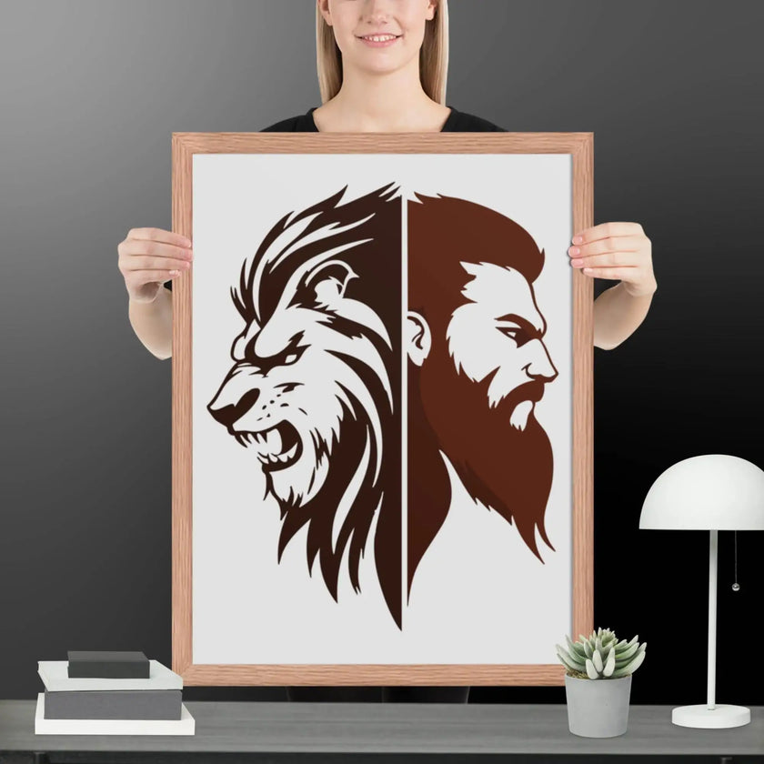 Fierce Fusion Wall Art Framed poster - STYLISHOUR