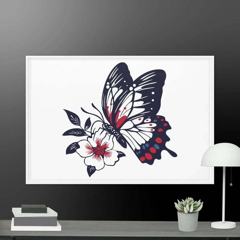 Adorable Butterfly Framed canvas - STYLISHOUR