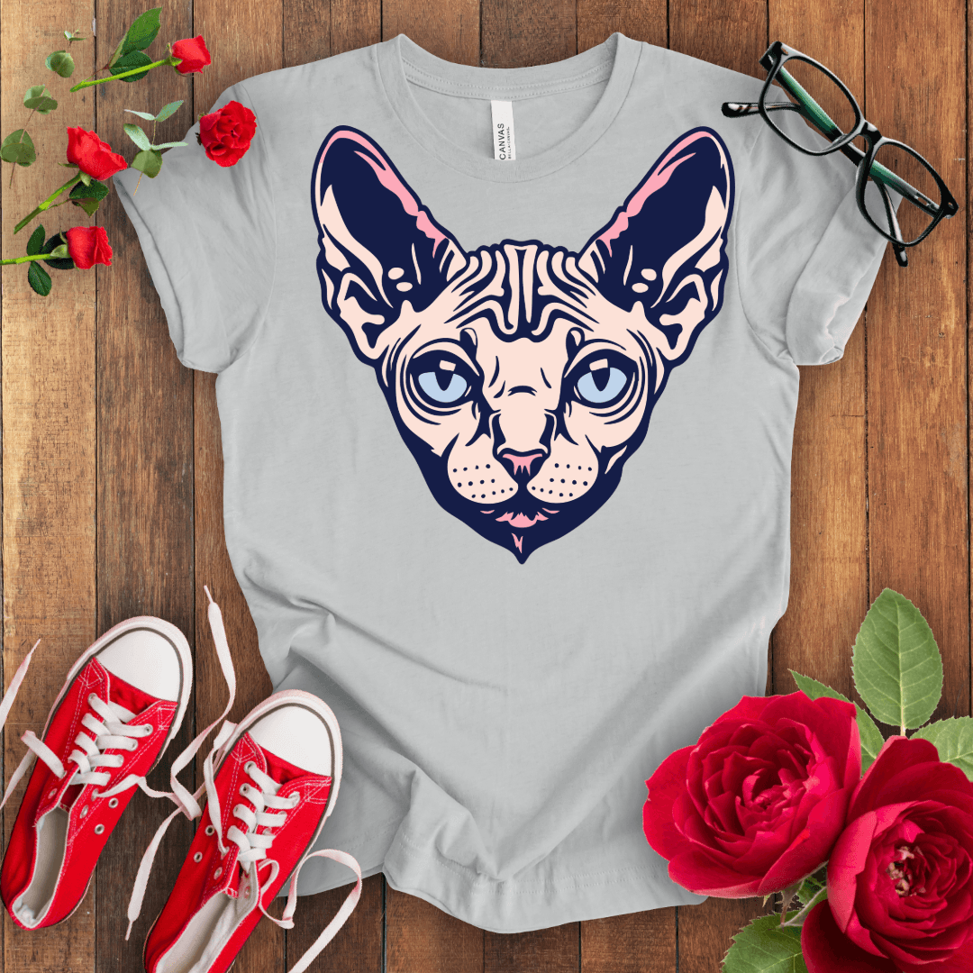 Suspicious Cute Cat T-shirt - STYLISHOUR