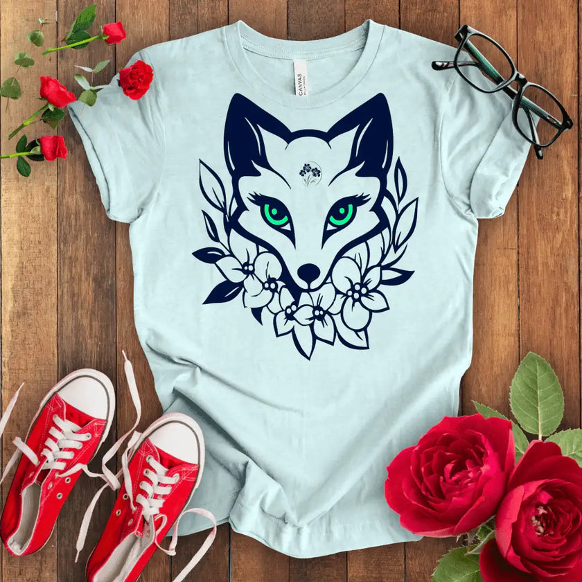 Sneaky Fox Tee: Adorable Animal Print Shirt - STYLISHOUR