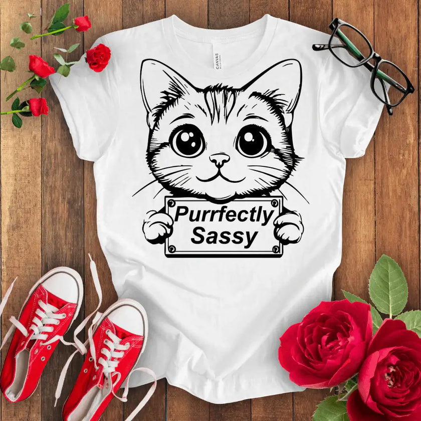 Perfect Sassy Kitten T-shirt - STYLISHOUR
