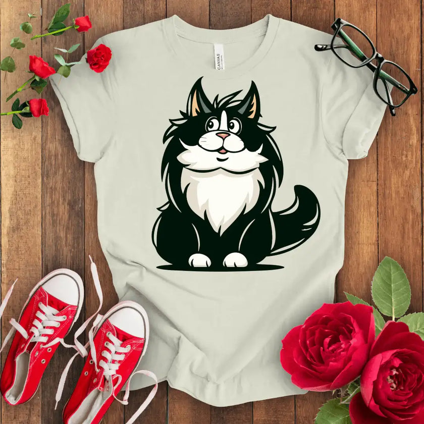 Meow Vibes Tee - Cute Cat Lover Shirt - STYLISHOUR