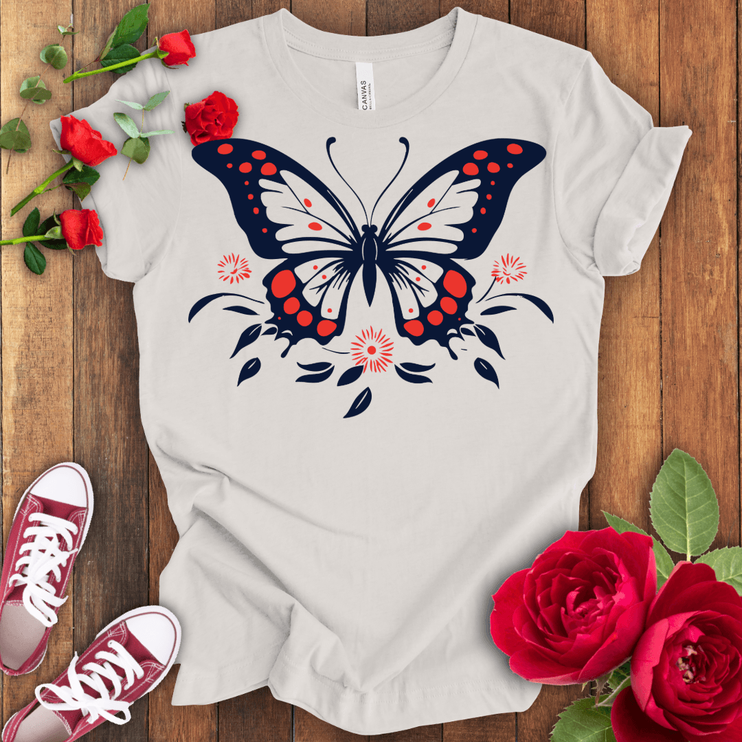 Flight of Grace Butterfly T-shirt - STYLISHOUR