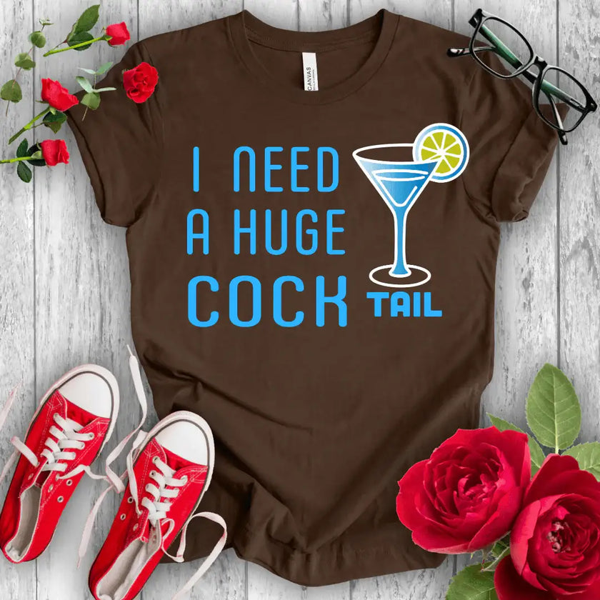 I need a huge cocktail premium tee - STYLISHOUR