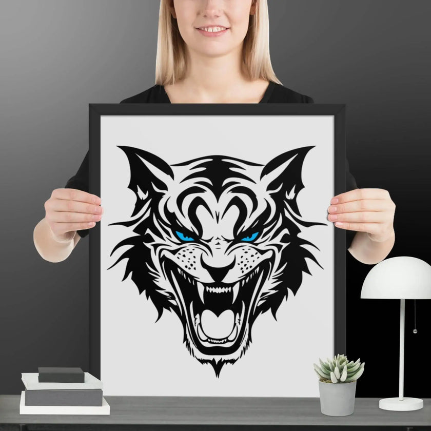 Fierce Fusion Wall Art Framed poster - STYLISHOUR