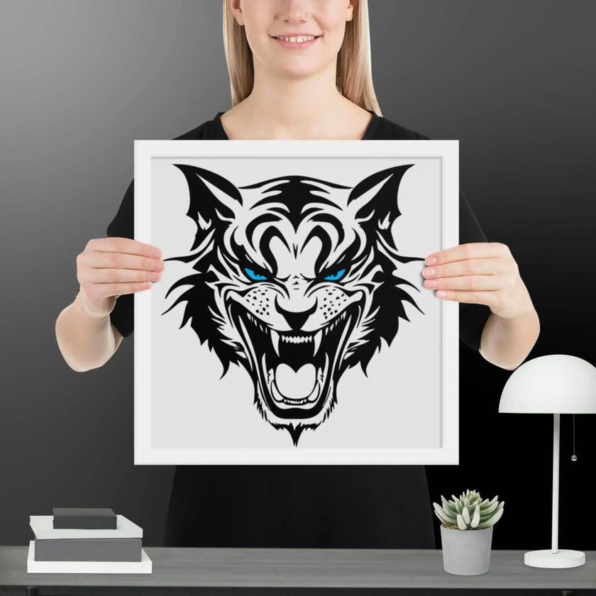 Fierce Fusion Wall Art Framed poster - STYLISHOUR