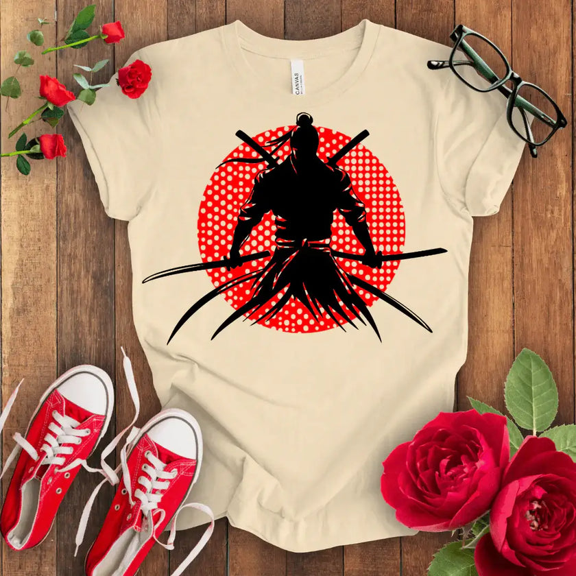 Samurai Spirit Tee - Retro Warrior Design - STYLISHOUR