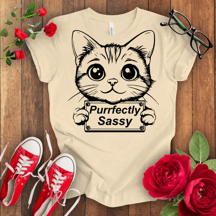 Perfect Sassy Kitten T-shirt - STYLISHOUR